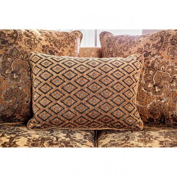 Tan, Gold Nicanor Sofa SM6407-SF  BY Furniture of America 12