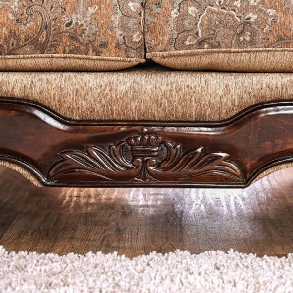 Tan, Gold Nicanor Sofa SM6407-SF  BY Furniture of America 13