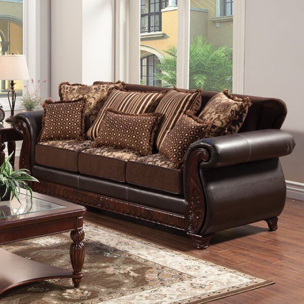 Franklin Sofa SM6106N-SF  BY Furniture of America 6
