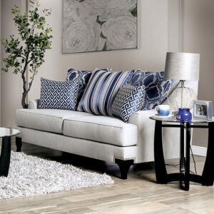 Light Gray Sisseton Love Seat SM2207-LV BY Furniture of America