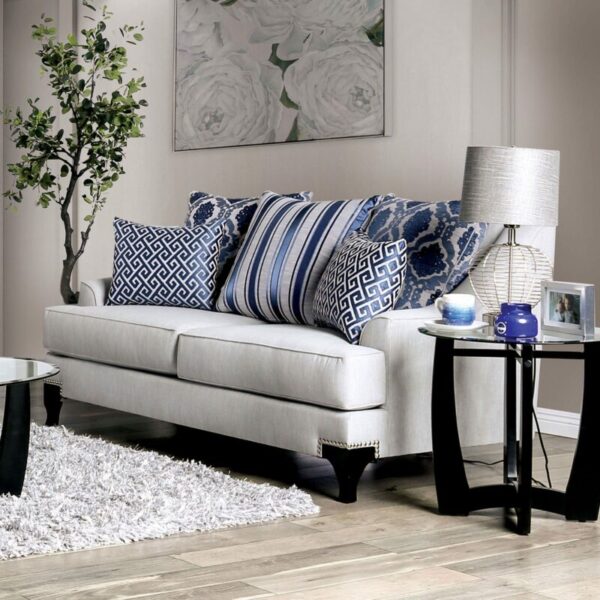 Light Gray Sisseton Love Seat SM2207-LV BY Furniture of America 8