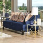 Navy Sisseton Loveseat SM2210-LV BY Furniture of America 11