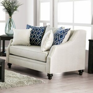 Ivory Nefyn Love Seat SM2669-LV BY Furniture of America
