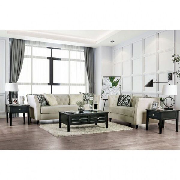 Ivory Monaghan Love Seat SM2665-LV BY Furniture of America 7