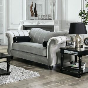 Pewter Marvin Love Seat SM2227-LV BY Furniture of America