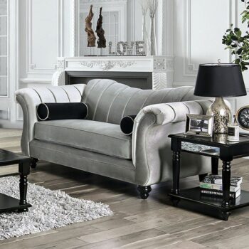 Pewter Marvin Love Seat SM2227-LV BY Furniture of America