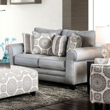 Blue Gray Misty Love Seat SM8141-LV BY Furniture of America