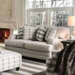Light Gray Christine Love Seat SM8280-LV BY Furniture of America 8