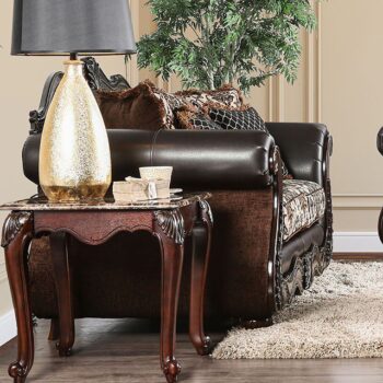 Brown, Espresso Jamael Love Seat SM6405-LV BY Furniture of America