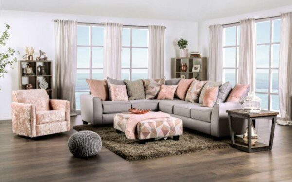 Harriden Ottoman SM5167-OT By Furniture of America 6
