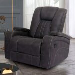 Dark Gray Amirah Glider Recliner CM9903-CH BY Furniture of America 8