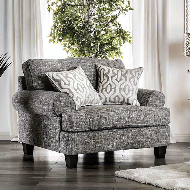Gray Pierpont Chair SM8012-CH BY Furniture of America