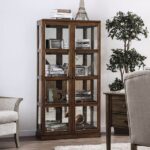 Vilas Curio Cabinet CM-CR140A BY Furniture of America 9