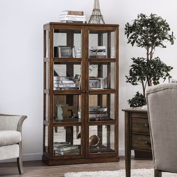 Vilas Curio Cabinet CM-CR140A BY Furniture of America 6
