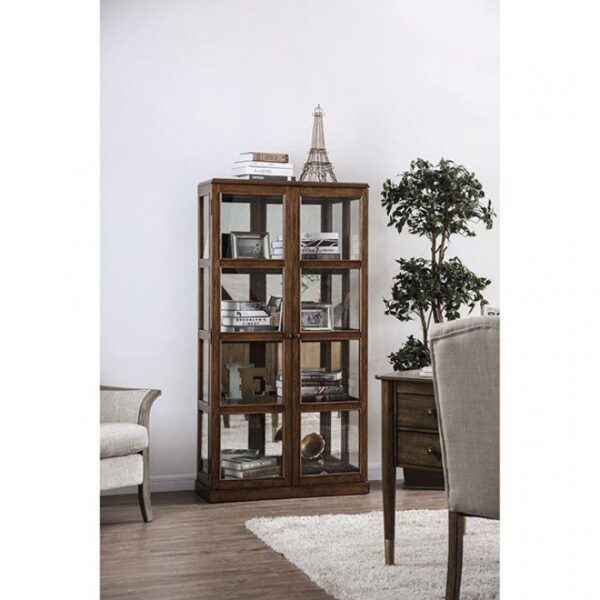 Vilas Curio Cabinet CM-CR140A BY Furniture of America 7