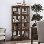 Vilas Curio Cabinet CM-CR140A BY Furniture of America 11