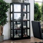 Vilas Curio Cabinet CM-CR140BK BY Furniture of America 9