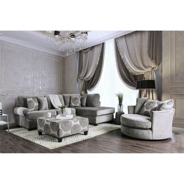 Bonaventura Sectional SM5143GY By Furniture of America 9