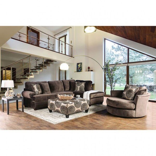 Bonaventura Sectional SM5143BR By Furniture of America 7
