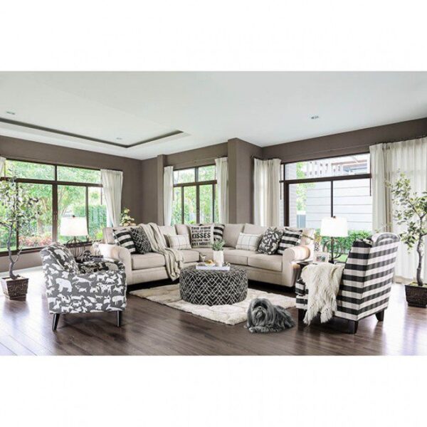 Patricia Stripe Chair SM8171-CH-ST BY Furniture of America 10