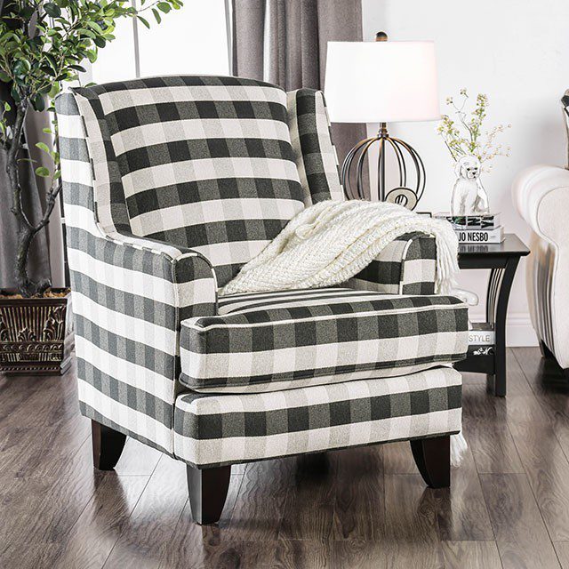 Patricia Stripe Chair SM8171-CH-ST BY Furniture of America