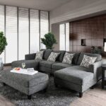 Lowry Sectional w/ Ottoman CM6363 By Furniture of America 15