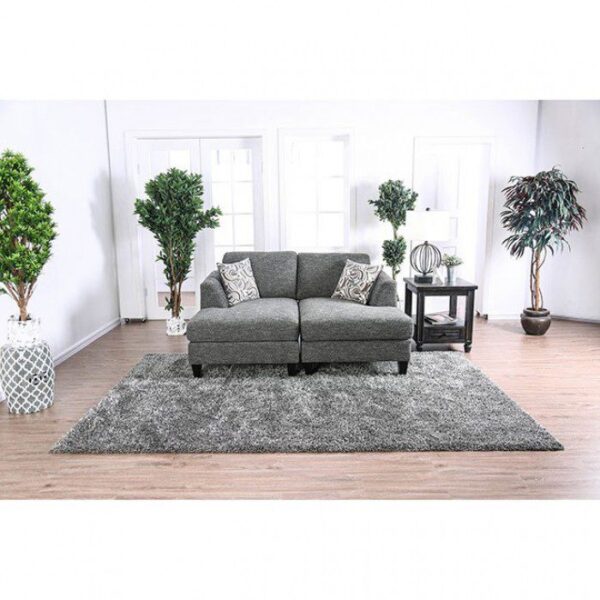 Lowry Sectional w/ Ottoman CM6363 By Furniture of America 14