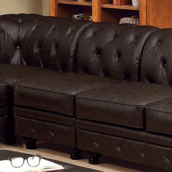 Stanford Armless Chair CM6270BR-CH BY Furniture of America