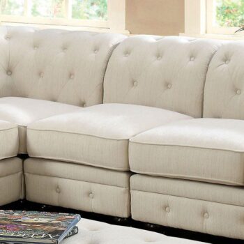 Stanford Armless Chair CM6270IV-CH BY Furniture of America