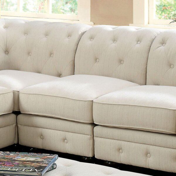 Stanford Armless Chair CM6270IV-CH BY Furniture of America 8