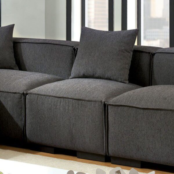 Langdon Armless Chair CM6037GY-CH BY Furniture of America 5
