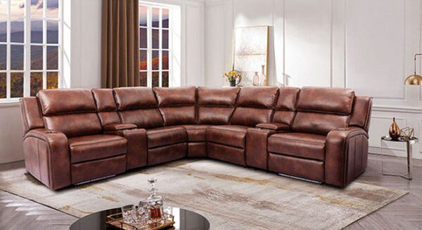 Callie Power Sectional CM9901 By Furniture of America 8