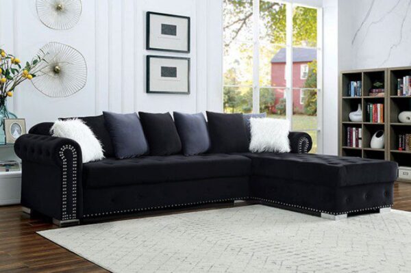 Wilmington Sectional CM6239BK By Furniture of America 10