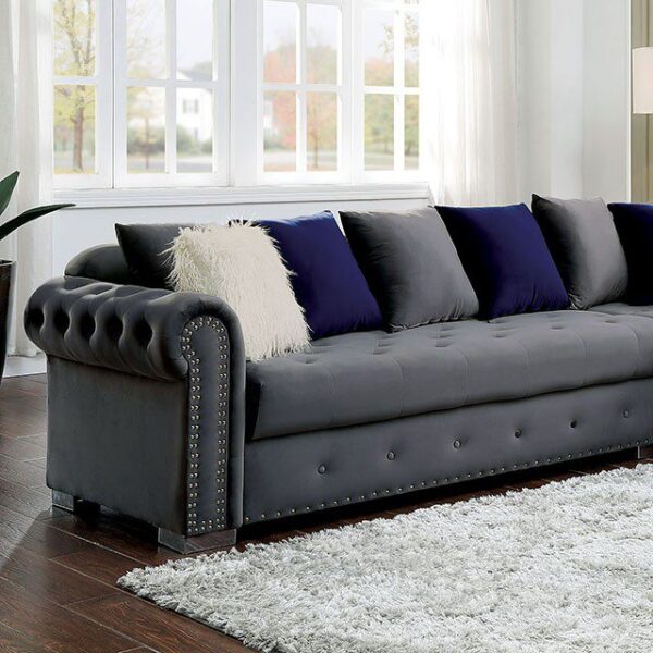 Wilmington Sectional CM6239GY By Furniture of America 9