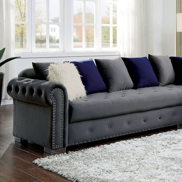 Wilmington Sectional CM6239GY By Furniture of America 14