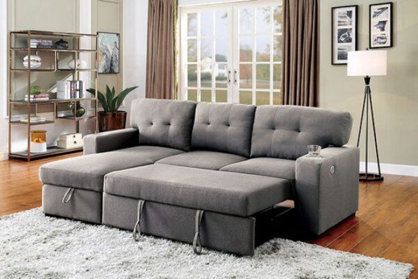 Sammy Sectional CM6069GY By Furniture of America 9