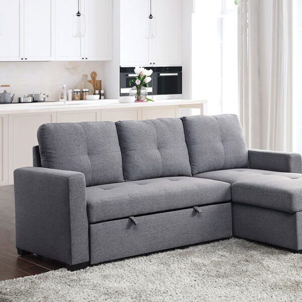 Polly Sectional CM6068GY By Furniture of America 9