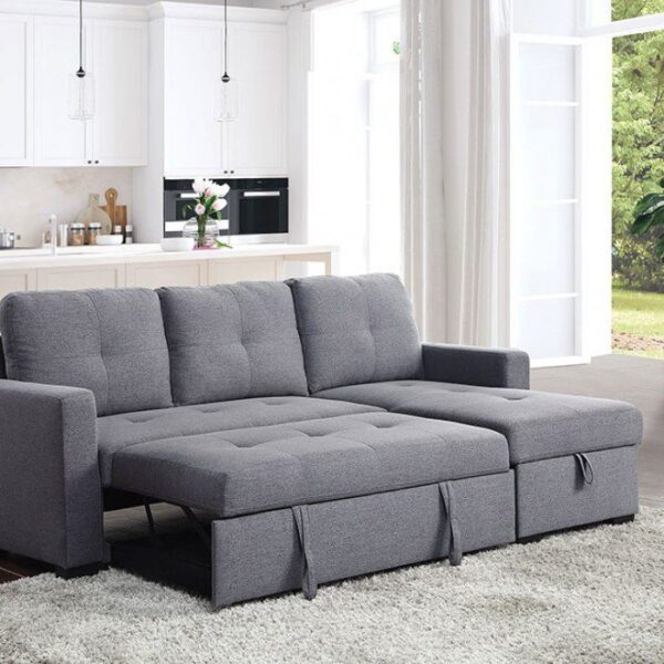 Polly Sectional CM6068GY By Furniture of America 13