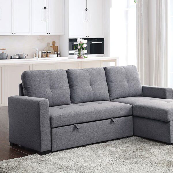 Polly Sectional CM6068GY By Furniture of America 14
