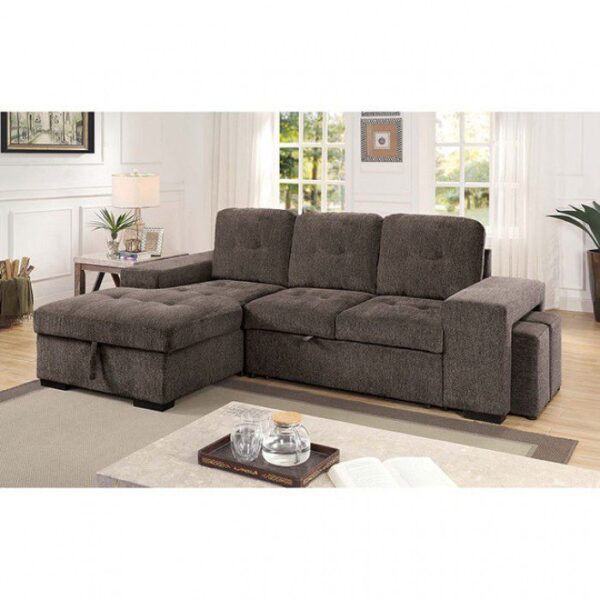 Jamiya Sectional CM6959GY By Furniture of America 10