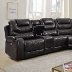 Mariah Power Sectional CM6895GY By Furniture of America 13