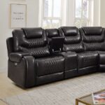 Mariah Power Sectional CM6895GY By Furniture of America 17