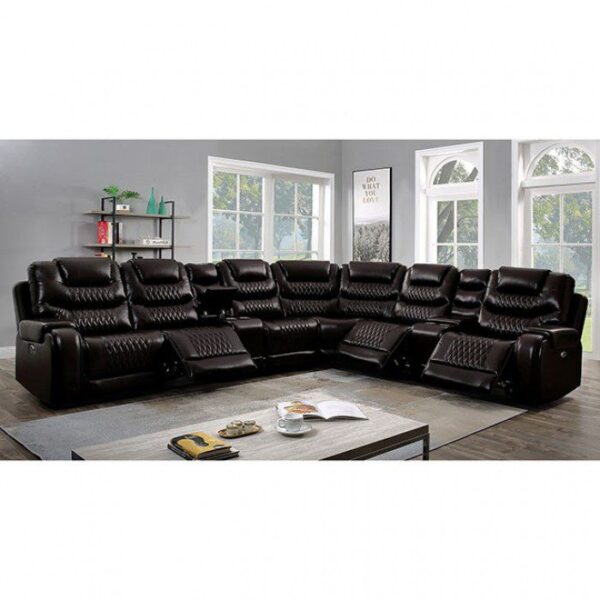 Mariah Power Recliner CM6895BR-AC-R BY Furniture of America 7