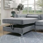 Amie Sectional CM6652GY-SECT By Furniture of America 19