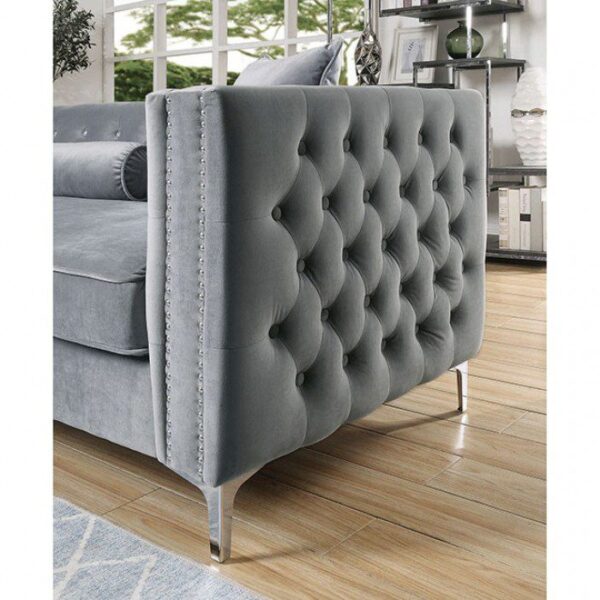 Amie Sectional CM6652GY-SECT By Furniture of America 13