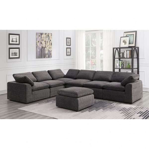 Joel Sectional CM6974GY-6SEAT By Furniture of America 7