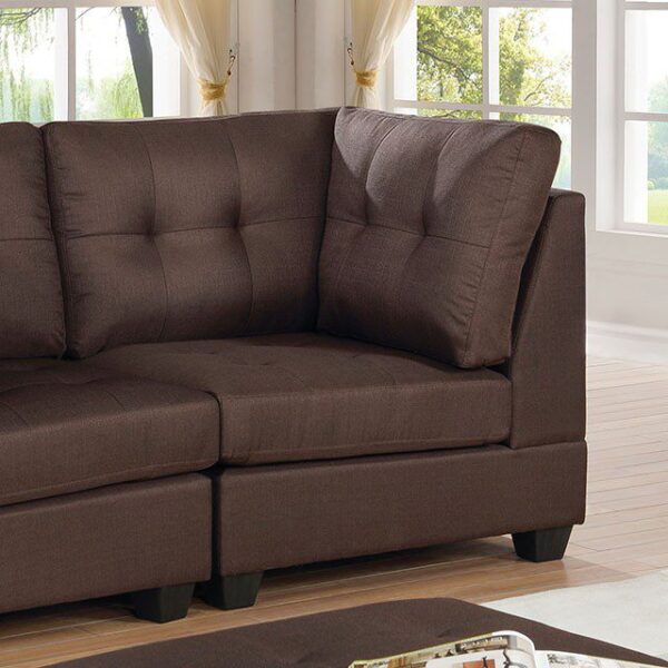 Pencoed Corner Chair CM6957BR-CNR By Furniture of America 6