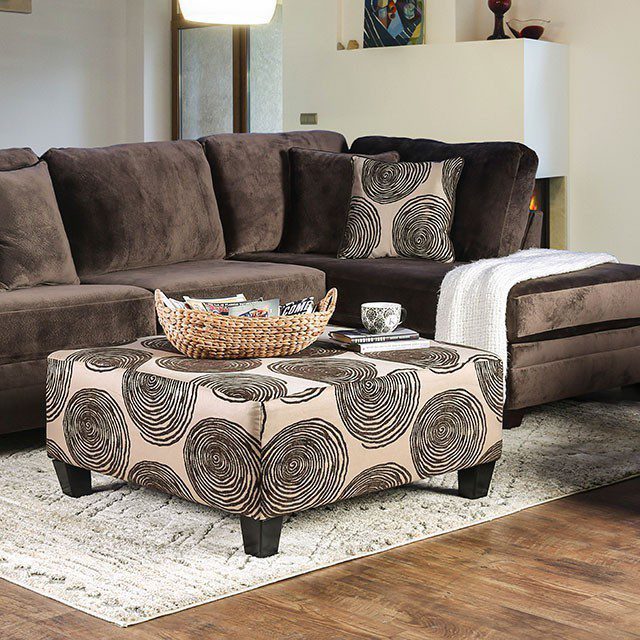 Bonaventura Sectional SM5143BR By Furniture of America