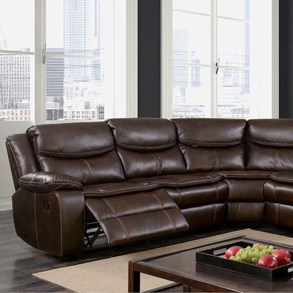 Pollux Sectional CM6982BR By Furniture of America 8