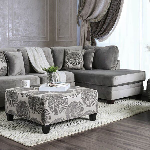 Bonaventura Sectional SM5143GY By Furniture of America 8